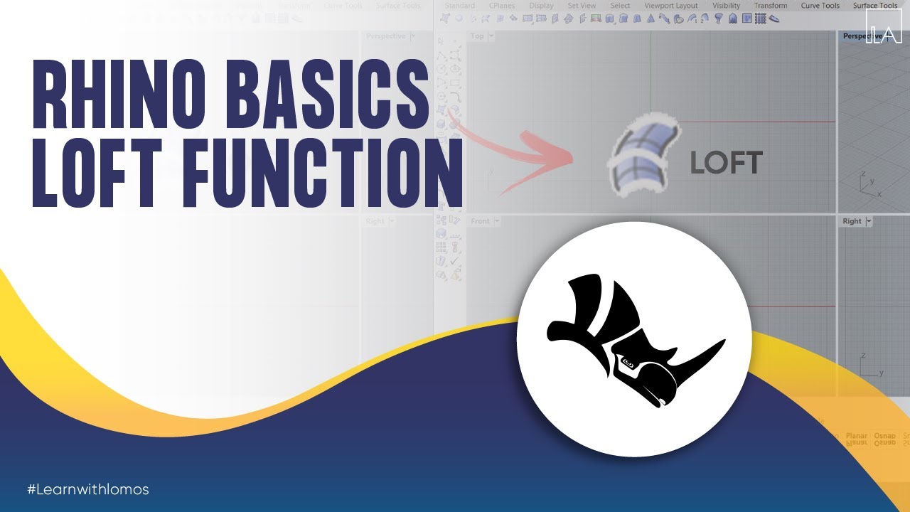 Basics of Rhinoceros - Loft function - YouTube