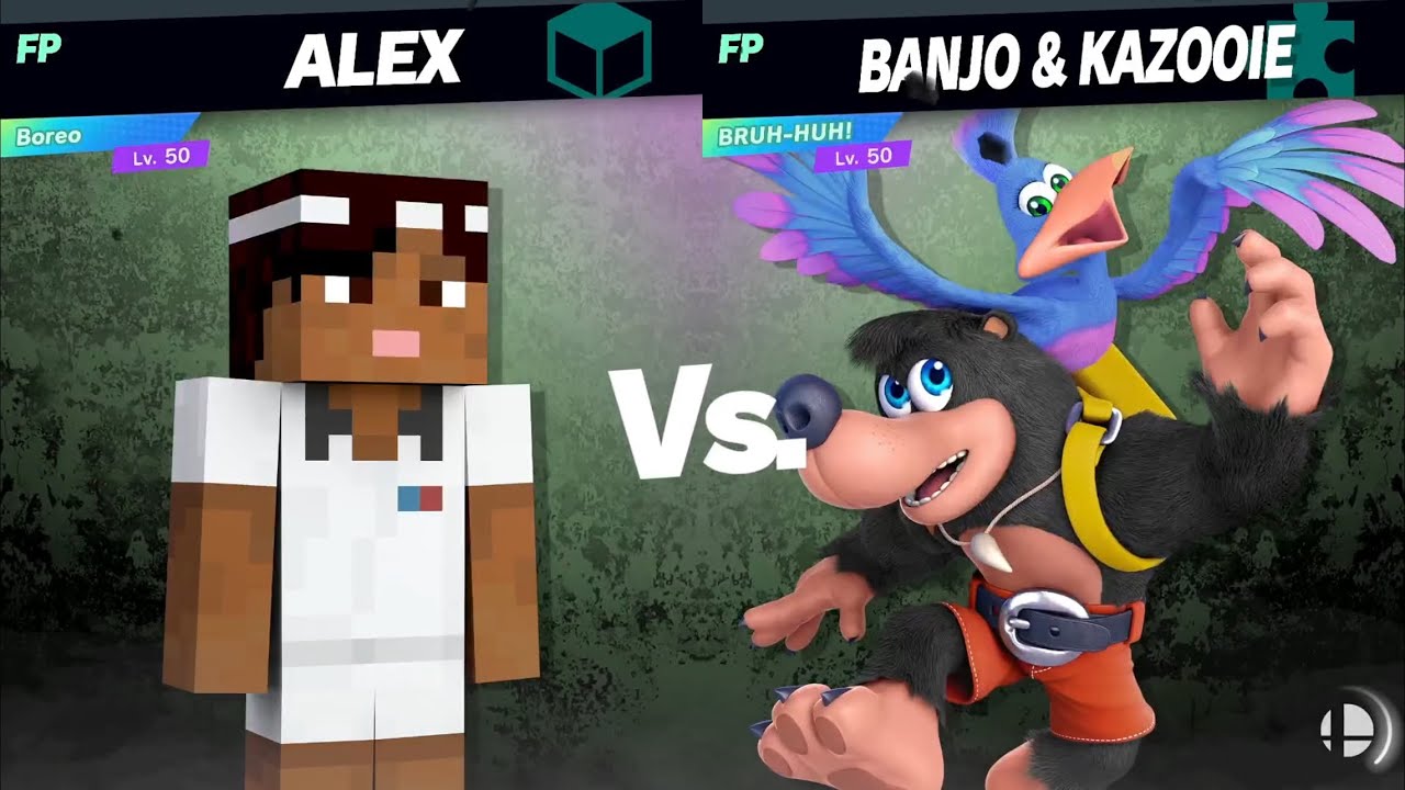 Amiibo Battles: Alex vs Banjo & Kazooie (Boreo vs BRUH-HUH)