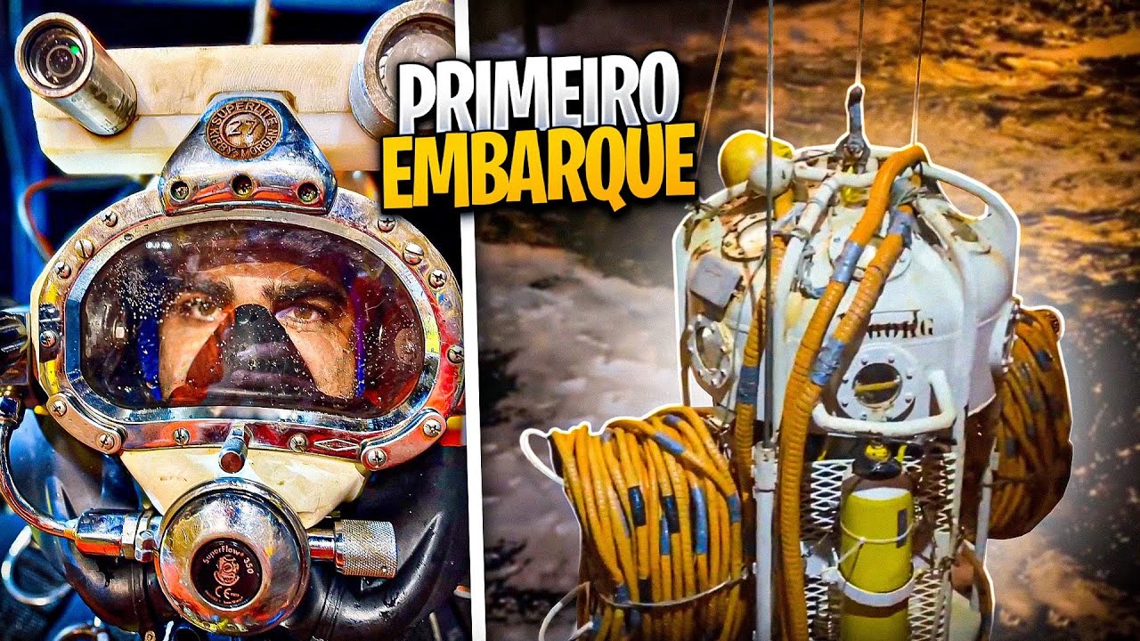 MERGULHADOR DA PETROBRAS ! (PRIMEIRO EMBARQUE) - YouTube
