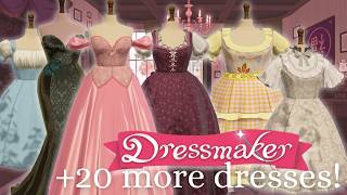 Fall Asleep While I Sew Pretty Dresses 🧵 - Dressmaker Relaxing Gameplay Part 2