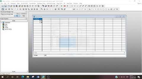 Create project in Oasis Montaj, create new data base, import data and create grid