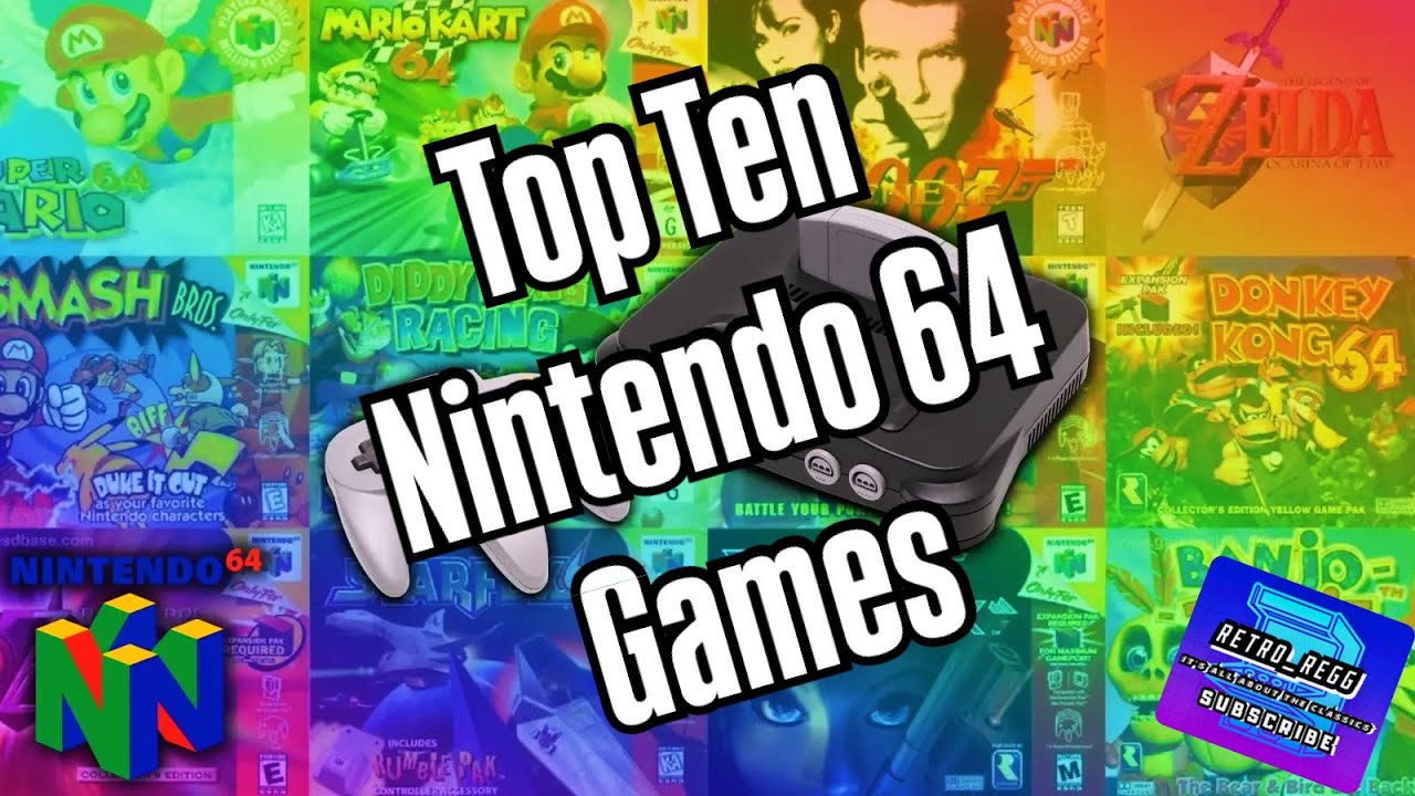 Top Ten Nintendo 64 Games - YouTube