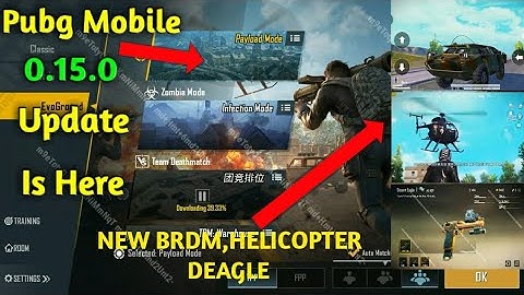 PUBG MOBILE 0.15.0 BETA UPDATE|NEW FEATURE BRDM,HELICOPTER,DEAGLE,HALLOWEEN THEME,TDM MAP