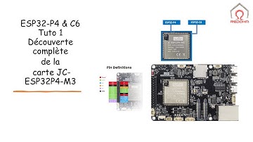 ESP32-P4 & C6 Tuto 1 : Découverte complète de la carte JC-ESP32P4-M3