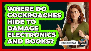 Where Do Cockroaches Hide To Damage Electronics And Books? - Insects and Invaders