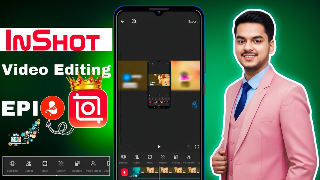 Inshot Video Editing Tutorial InShot Video Editing Tutorial Hindi | InShot App Full Course EP 4 ...