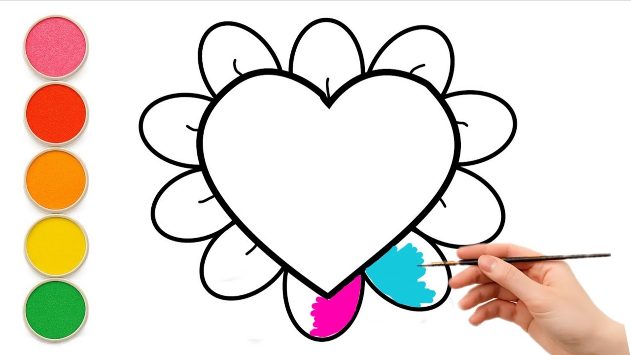 Blooming Love: A Step-by-Step Flower Heart Drawing Tutorial