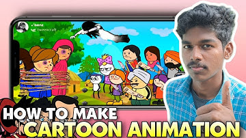 "How to Make Cartoon Animation Videos on Mobile | Tweencraft Tamil Tutorial"