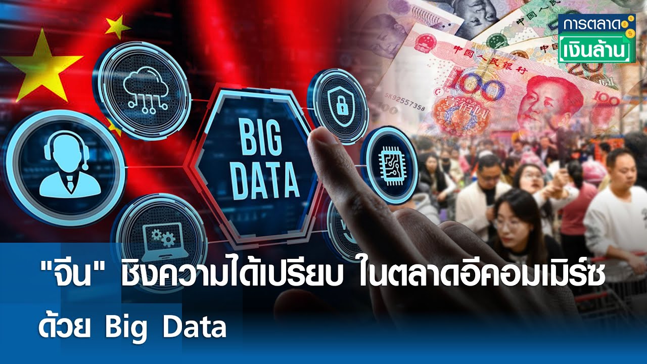 "จีน" ชิงความได้เปรียบ ในตลาดอีคอมเมิร์ซ ด้วย Big Data | การตลาดเงินล้าน 24 ต.ค. 68