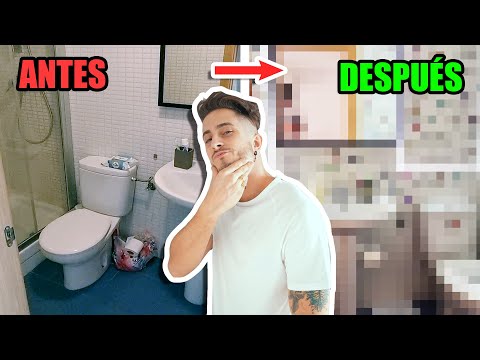 TUNEANDO MI NUEVO PISO DE SOLTERO! **Por sólo 30 EUROS le doy ESTE ROLLAZO a mi baño 😂🔥**