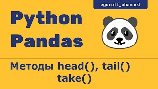 Методы head(),  tail() и  take() класса Series. Анализ данных Python Pandas