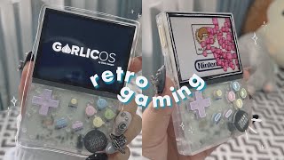 🍭 a cute retro gaming handheld || anbernic rg35xx budget console unboxing + first impressions