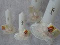 DIY Christening candle    Свечи для крещения    Մկրտության մոմեր
