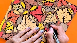 Serenity Autumn | Leaf Doodles