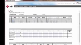 Searching by Container Number