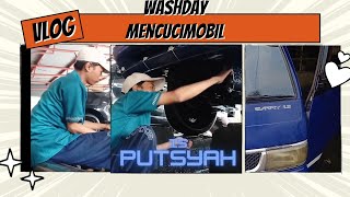Mencuci mobil Mengkilap CarWash Vlog#Isputsyah #steam