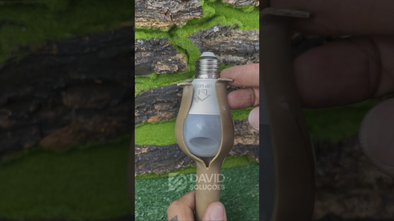 He used a pipe to create the perfect tool 