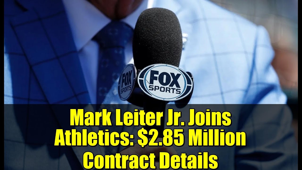 Марк Лейтер-младший присоединяется к команде «Атлетикс»: подробности контракта на 2,85 миллиона д...