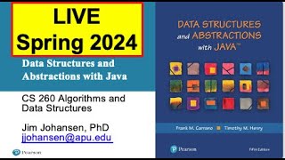 Data Structures Live 2024 25