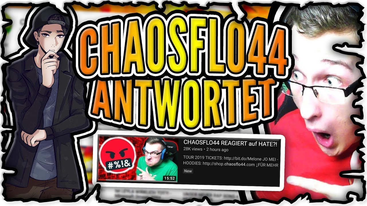 Chaosflo44 - Seine peinliche Antwort auf mein Video