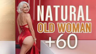 Natural Older Woman Over 50 Attractively Dressed Classy💖Natural Older Ladies Over 60💃Fashion Tips225