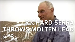 Richard Serra throws molten lead inside SFMOMA