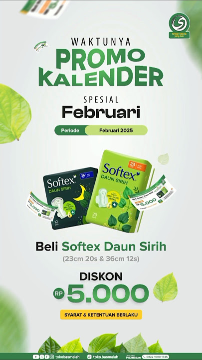 🌿 Waktunya Promo Kalender! 🌿Spesial Februari 2025, #TokoBASMALAH
