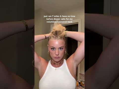 The Only Way To Do A Slick Back Ponytail Hairstyle Hairtutorial Ponytailhack