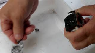 チェンソーキャブレターのダイヤフラム交換