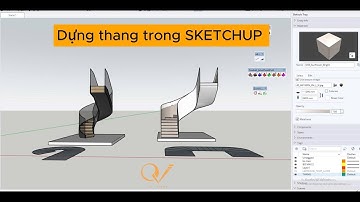 Dựng thang trong SKETCHUP siêu nhanh với plugin S4U STAIR