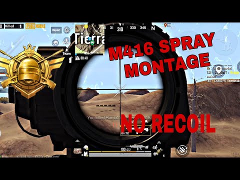 M416 Montage = No Recoil | PUBG MOBILE