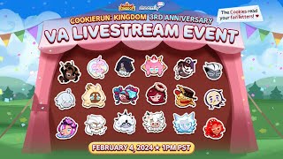 3rd Year Anniversary Voice Actor 🔴 LIVE Fan Message Reading ✨