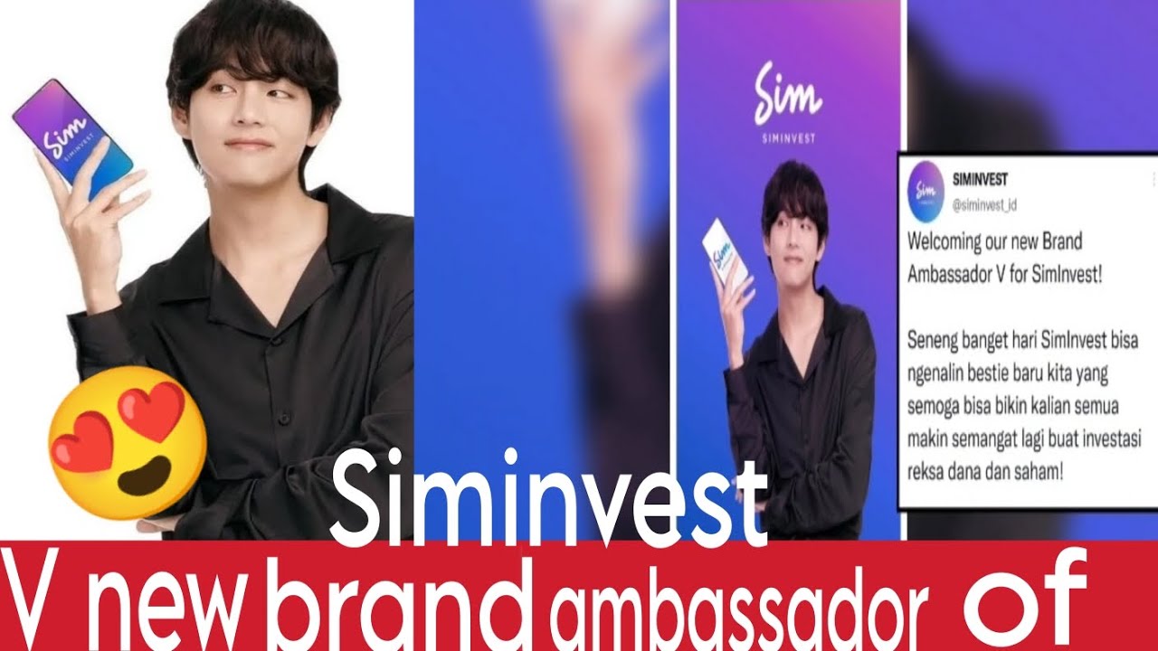 Siminvest Ropa V new brand ambassador of Siminvest 😱😍 | BTS Updates ️ - YouTube