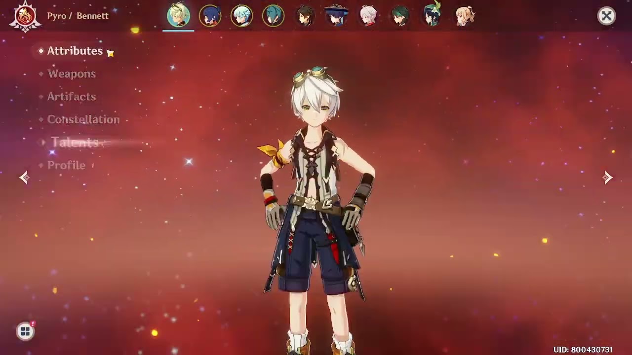 Traditional National Team Showcase (Bennett, Xiangling, Chongyun, Xingqiu) - Genshin Impact