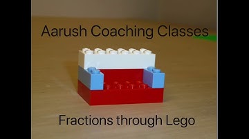 DIY - Lego Learning, Fractions through Lego Blocks, Lego Maths,  Lego fractions for kids.