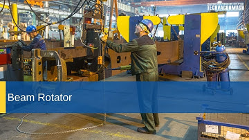 Beam Rotator for Structural Steel Fabricators