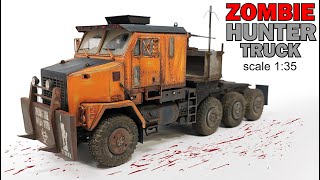 ZOMBIE HUNTER Truck M1070 Gun Truck scale 1:35 for my next Diorama