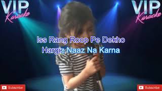 Diye Jalte Hain Karaoke Song With Scrolling S