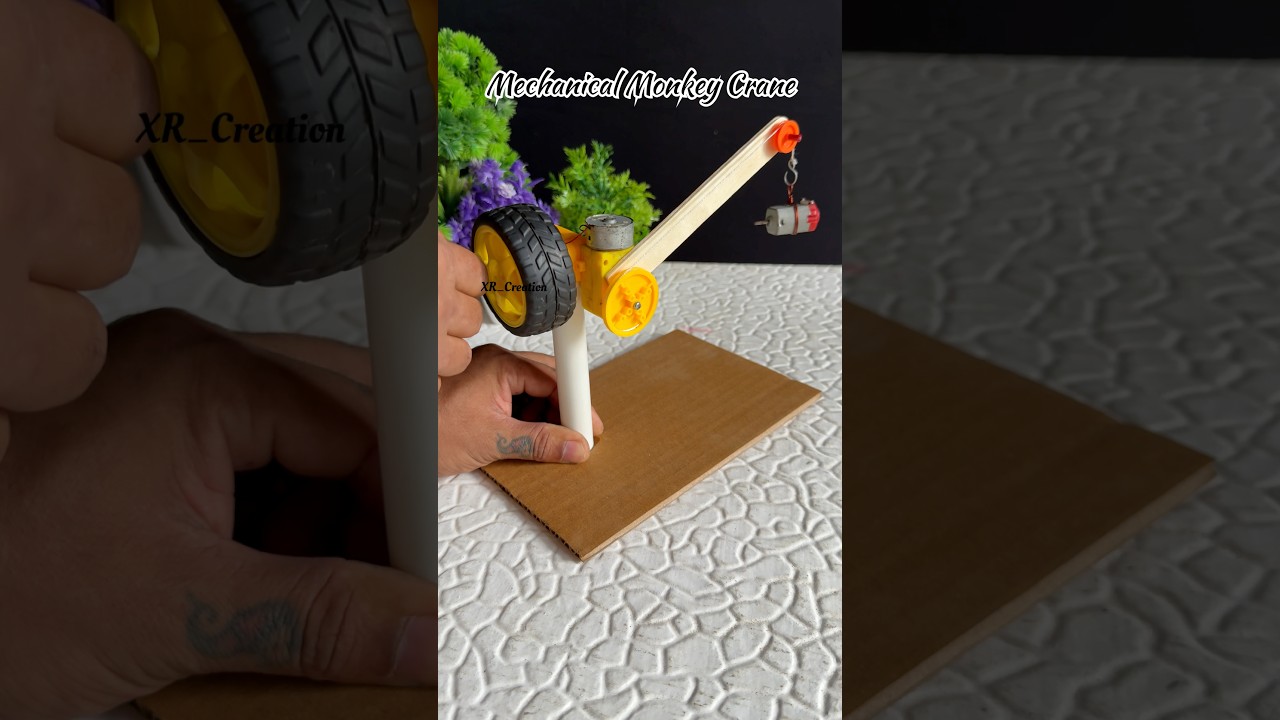 Mechanical Monkey Crane* Dc Motor| 