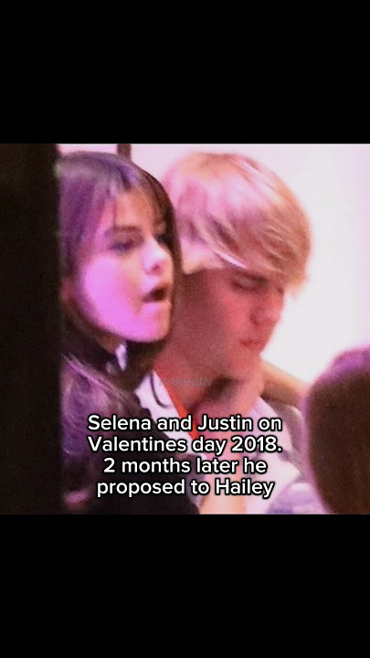 Justin Bieber and Selena Gomez on valentines day 2018 😭
