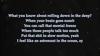 Masked Wolf - Astronaut In The Ocean (LYRICS)