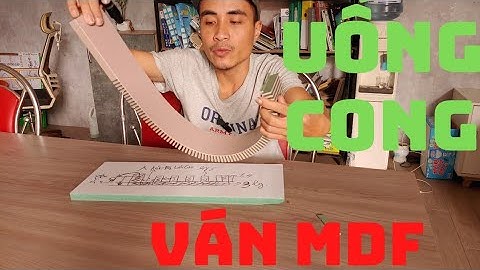 Tạo đường bo tròn trên ván MDF