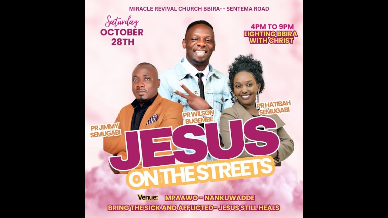 JESUS ON THE SREETS CRUSADE |PASTOR. JIMMY AND HATIBAH SEMUGABI  |28TH OCT|2025