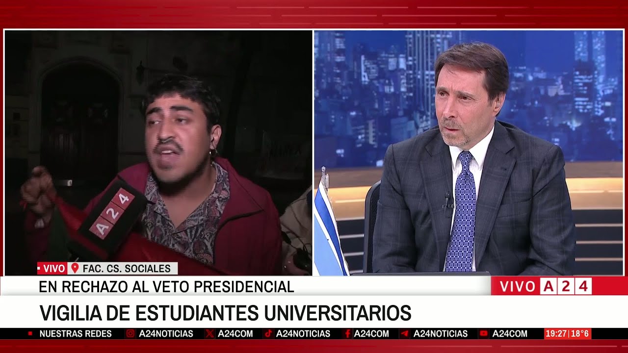 💥FEINMANN VS. UN ESTUDIANTE DE LA FSOC: FUERTE CRUCE POR LA SITUACIÓN EN PALESTINA