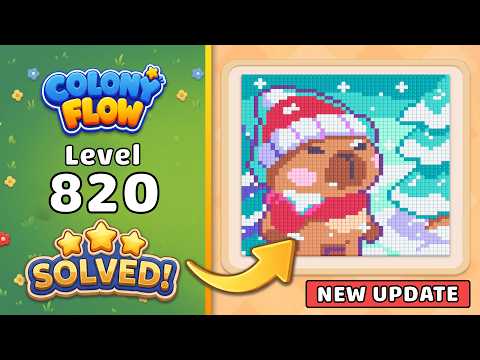 【Colony Flow!】レベル820攻略｜連結キューブの解体順序と搬出ルートの最適化