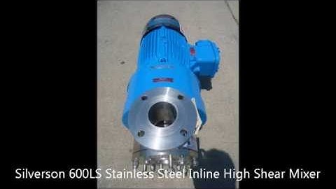 Silverson 600LS Stainless Steel Inline High Shear Mixer