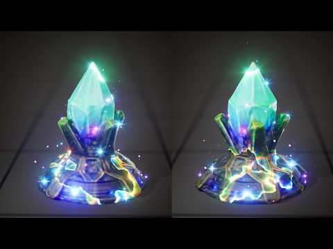 Showcase: Creating a Magical Crystal in Unreal Engine 5.4 Niagara