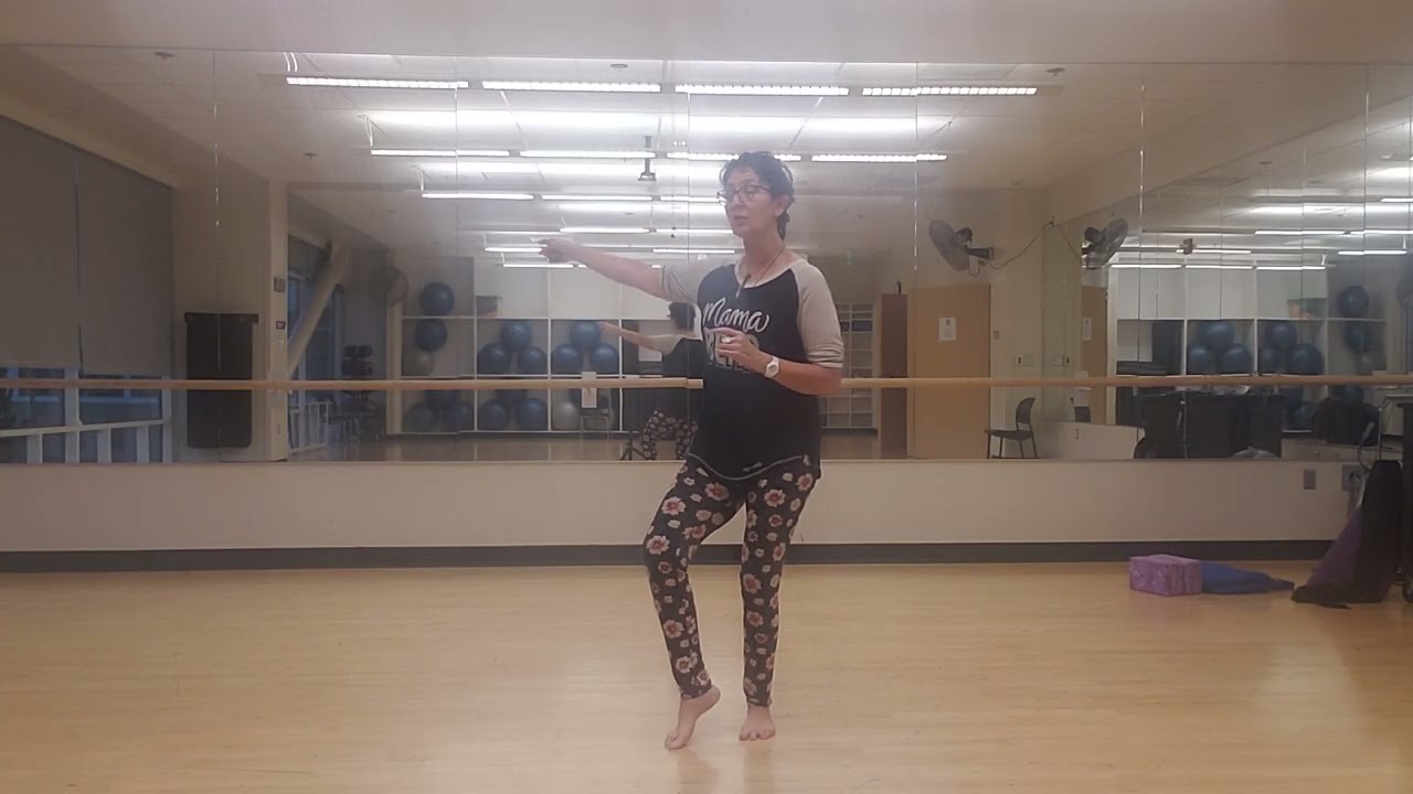 Simple sequence for bachata music. Explore basic steps changing direction and rhythm. 