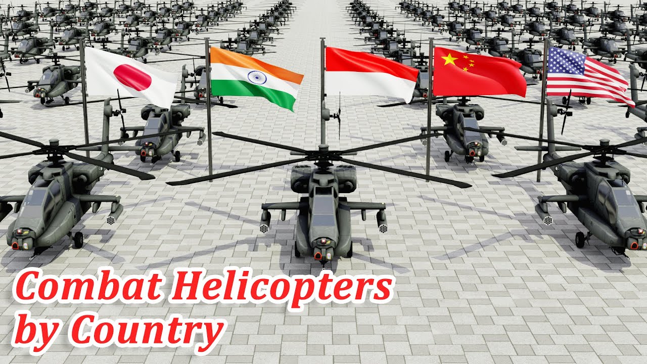 Combat Helicopter Forces by Country (2023)