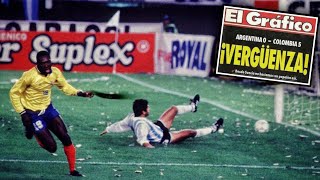 La humillación más grande de la historia | Argentina - Colombia (0-5) Eliminatorias Mundial 1994.